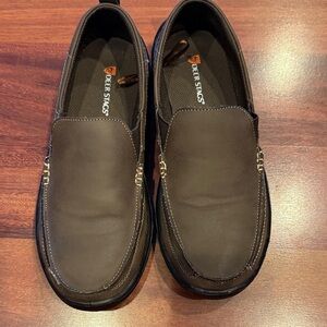 Deer Stags Men's Dark Brown Slip-On Loafers